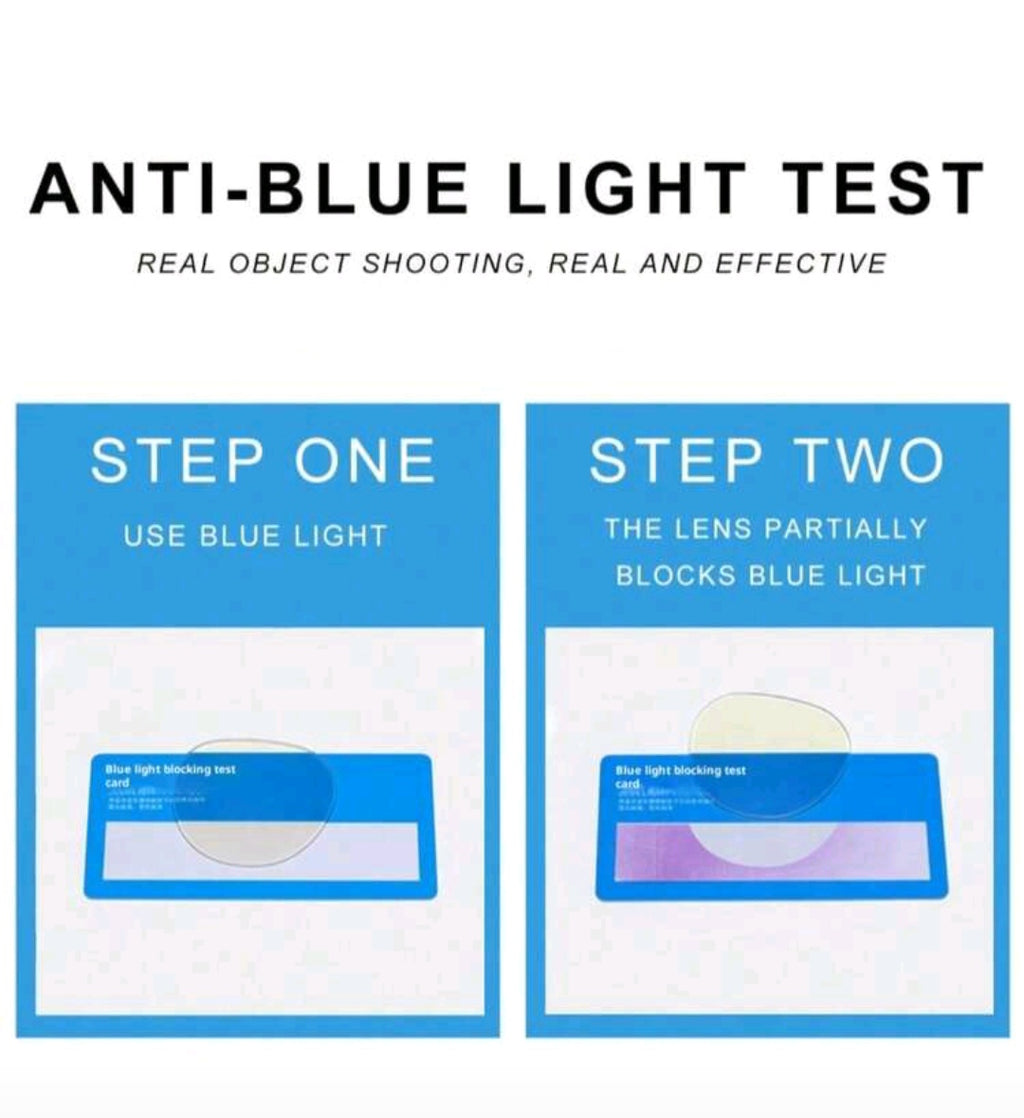 Photochromic Blue Light Blocking Glasses – UV400 Anti-Glare Metal Frame Eyewear  Women